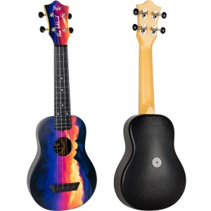 Flight TUS-EE Sunset Elise Ecklund Signature Travel Soprano Ukulele Pack